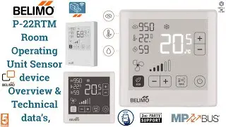 #Belimo Room Operating Unit P-22RTM Sensor / #CO₂ / #Humidity / #Temperature