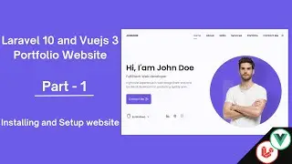 Website Portfolio with Laravel  and Vue js  | installing and setup website