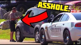 This cop is the biggest asshole ever.