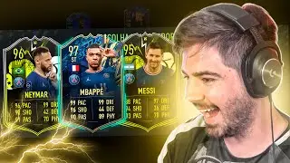 TRIO DO PSG MAS COM MBAPPE TOTS!!! FUT DRAFT FIFA 22