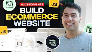 Build an E-Commerce Website Using JavaScript - Live Stream with Free Notes