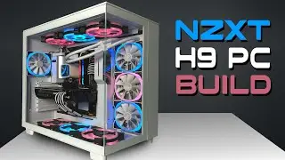 NZXT H9 Flow ASMR PC Build (No Talking ASMR)