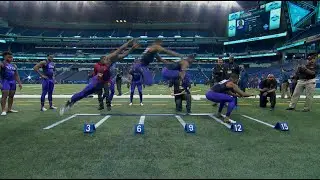 Byron Jones 12'3" Broad Jump Sets World Record | 2015 NFL Combine