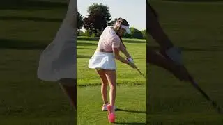 How’s my form?? #golfswing #skirt #caddieissues