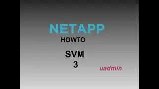 NetApp HOWTO SVMs part3 system manager