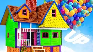 How To Build Amazing Balloon House in UP movie from Cardboard ❤️ DIY Miniature Cardboard House 