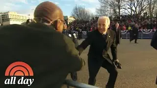 Watch Al Roker Score ‘Interviews’ With Barack Obama And Joe Biden At The 2013 Inauguration | TODAY