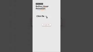 Create Button Hover Effect Using HTML & CSS | 