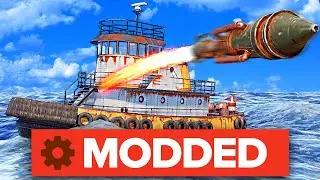 I created a Boat Wars server... - Modded Rust