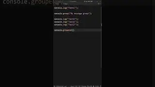 Group the console statements using console group method in javascript console - #javascript