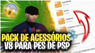 🔥PACK DE ACESSÓRIOS PARA PES DE PSP ( kits, tatuagens, manguitos, luvas, munhequeiras etc... )