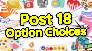 Post 18 Option Choices after College, 6th Form or Study Programmes