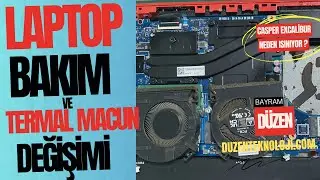 Laptop Isınma Sorunu Çözümü│Laptop Bakımı Nasıl Yapılır│ Casper Excalibur Bakım ve Termal Macun Deği