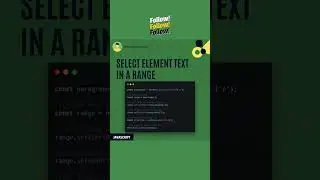 Javascript, Select Element Text In A Range 