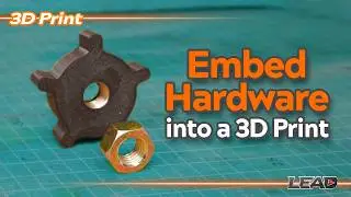 Pausing A 3D Printer to Embed Hardware | Creality K1 Max | How To Modify G-Code