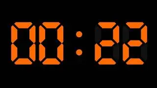 COUNTDOWN TIMER ( v 700 ) 1 min with sound effect 4K