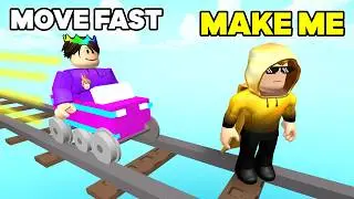 I Use FASTEST HACKER Cart In Roblox CART RIDE