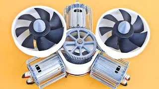 Making Twin Cylinder JET ENGINE