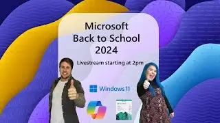 Back to School Live Stream