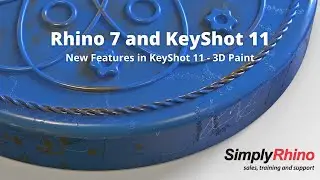 Rhino 7 and KeyShot 11 - 3D Paint Feature