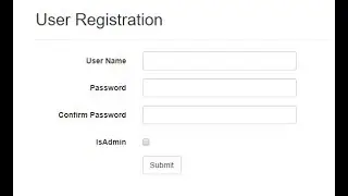 #9: User Registration / Sign Up Form in Asp.Net MVC using Entity Framework and SQL Server -