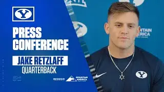 Jake Retzlaff | BYU Football | Media Availability | SMU | September 2, 2024