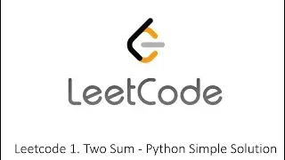 Leetcode 1. Two Sum - Python Simple Solution