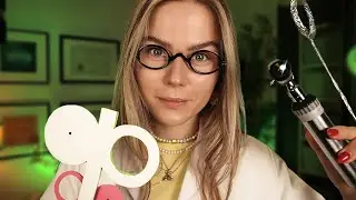 Fastest ASMR Medical Combo (Eye Exam, Ear Exam & Cleaning,  Cranial Nerve Exam, Therapist, Scalp C)