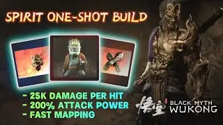 Black Myth Wukong - Insane Wandering Wight Spirit Build, One Shot Bosses Possible!