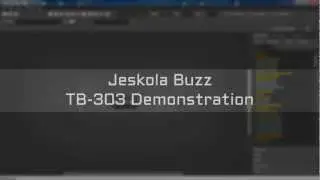 Jeskola Buzz TB-303 Demonstration