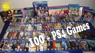 My PS4 Game Collection (Over 100+ Games) + Top 5 PS4 Games