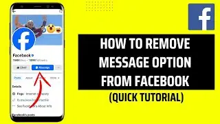 How To Remove Message Option From Facebook