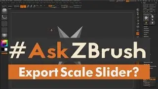 #AskZBrush: “What does the Export Scale Slider do inside of ZBrush?”