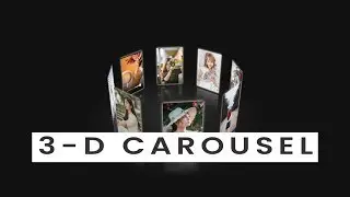 3D TikTok Carousel Using HTML, CSS and JS | 3D Image Slideshow | Source Code