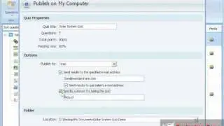 Tutorial on How to Publish the Quiz You Made on Web as a Flash Quiz