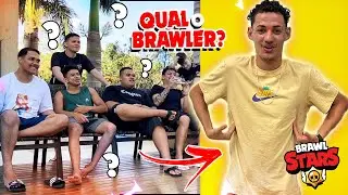 ADIVINHE o BRAWLER com MIMICAS na MANSAO BRAWL! 😂😂 (EU NUNCA RI TANTO!)