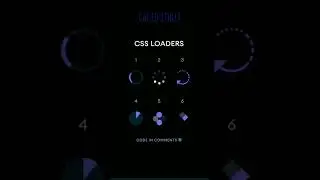 css loaders #loaders #css #webdevelopment #uidesign #uxdesign #html #cssanimation