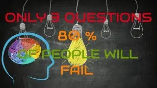 WORLD'S SHORTEST IQ TEST | CAN YOU SOLVE IT | 80% PEOPLE WILL FAIL