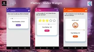 Flutter Tutorial - Flutter Slider Widget