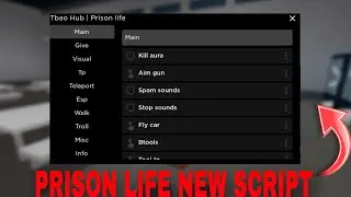 Roblox Prison life Script | Tbao Hub (Kill All)  Works in Mobile and PC! [NEW]