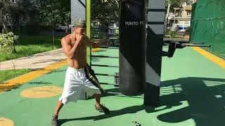 Street WORKOUT 🥊 to the sounds 🎧 of the city