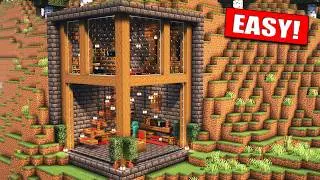 Minecraft Modern Mountain House Build Tutorial 🏡