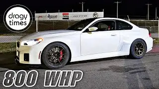 800 WHP BMW M2 G87 RWD | STOCK TURBO'S | 1/4 Mile in 9.30 Seconds with 236 Km/h (148 mph)