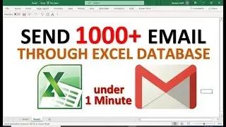 how to send bulk mail from Excel | ek sath 1000 logo ko mail kaise kare