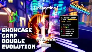 Showcase Double Evolution Almighty Garp Lv.90 in UPDATE 6 in Anime Defenders ROBLOX 🇮🇩