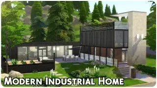 Modern Industrial Home | The Sims 4 Speed Build