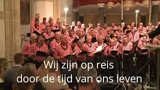 Eiland Urk zingt De Levensreis voor Jaap Hoek uit Katwijk.