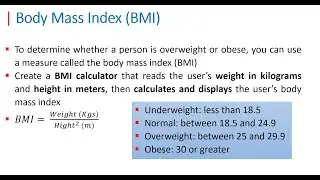 Lecture 18 Java |  BMI Calculator بالعربي