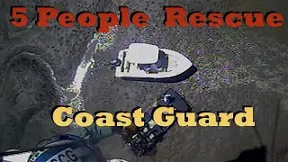 Coast Guard Rescue 5 people and Dog