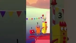 Stampoline Adventure! 🎨 | Learn to Count | 12345 | @Numberblocks  #shorts